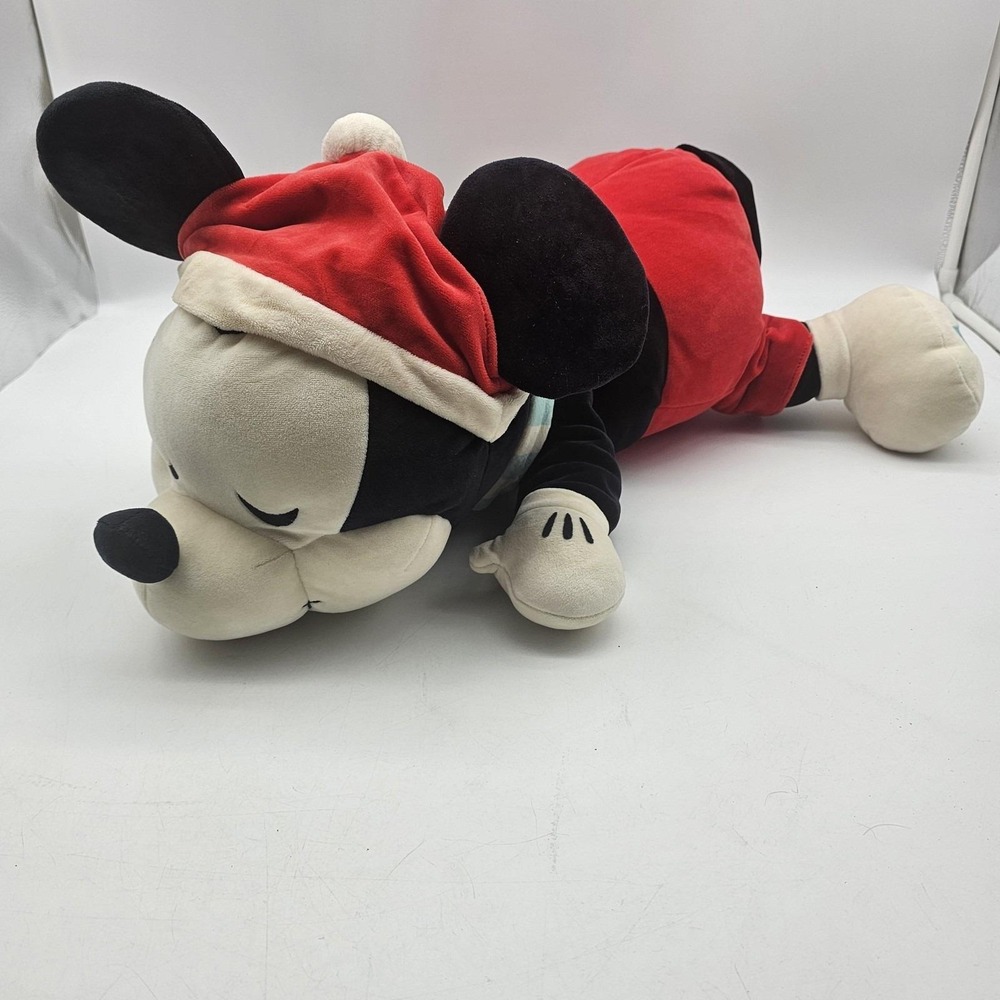 Disney Mickey Mouse Christmas Plush Stuffed Toy Medium Retro‎ Reimagined